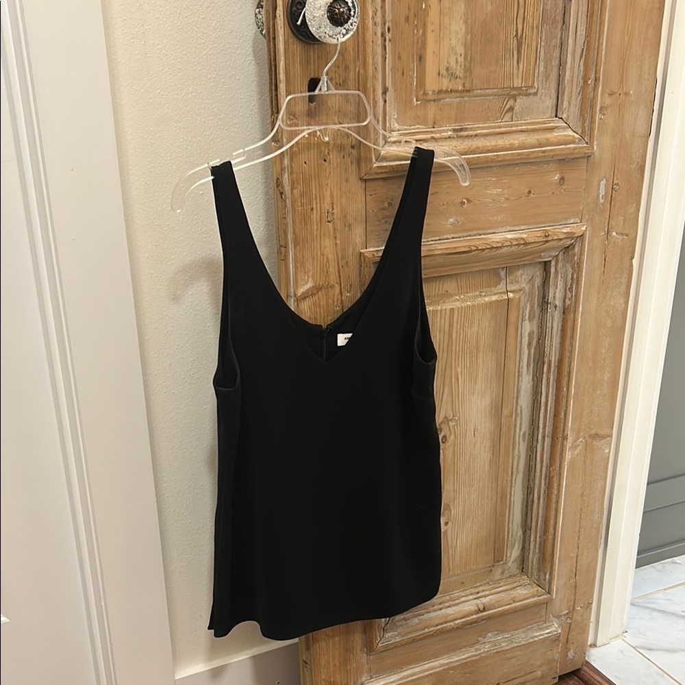 Amanda Uprichard Black Sleeveless Tank Top